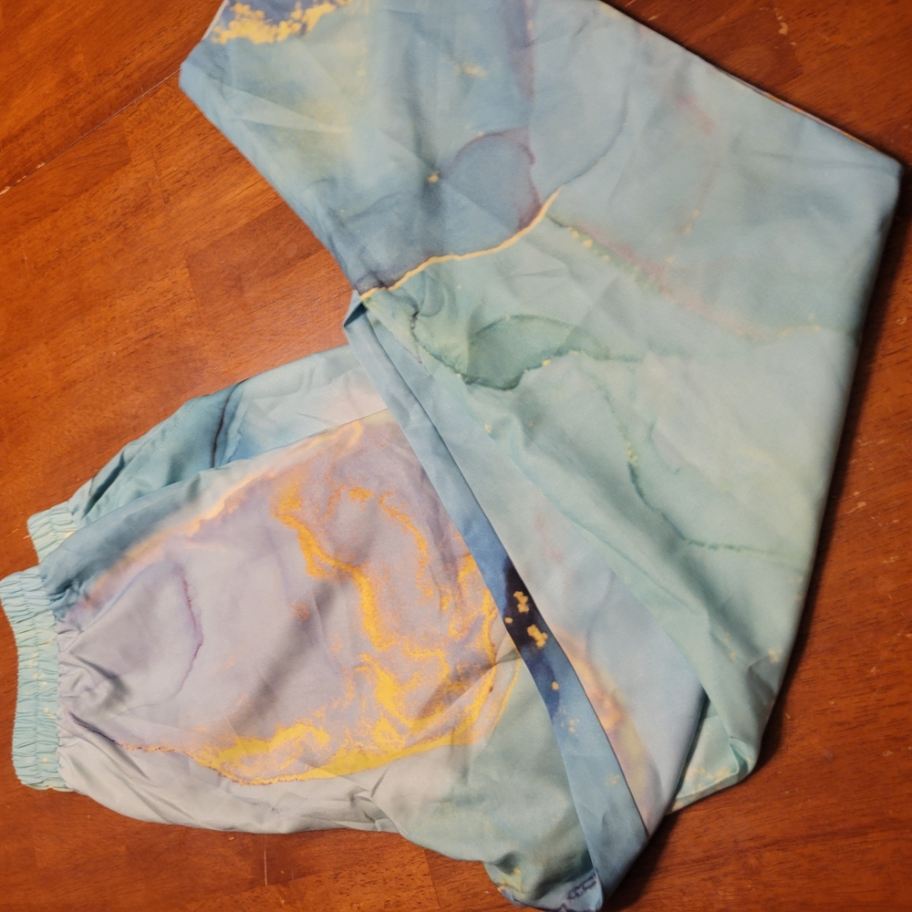 Stylish Kids Joggers in Blue and Yellow